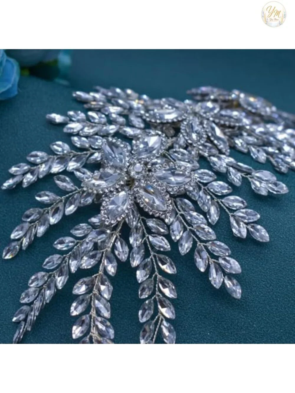 Rhinestone Bridal Headband Hair Accessory for Wedding Formal Occasions